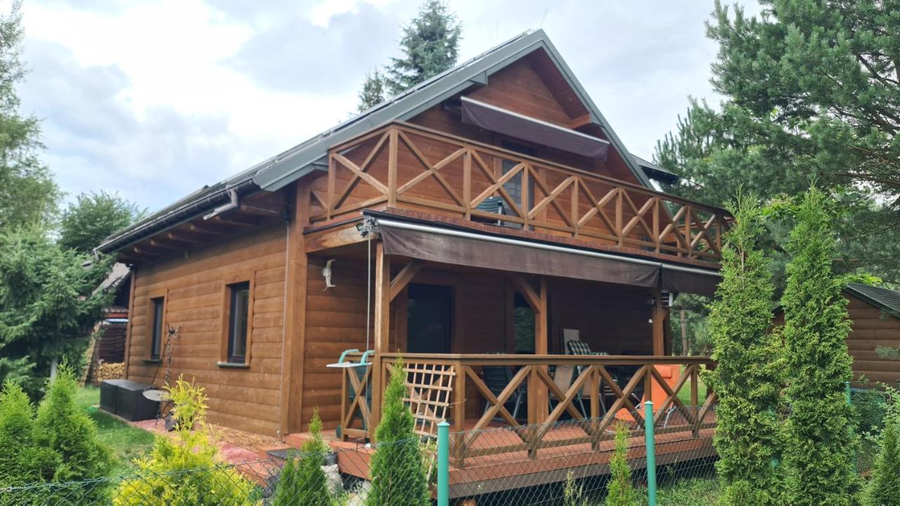 Zaciszny Dom Z Plaza Nad Jeziorem Chancza Villa Rakow  Eksteriør bilde